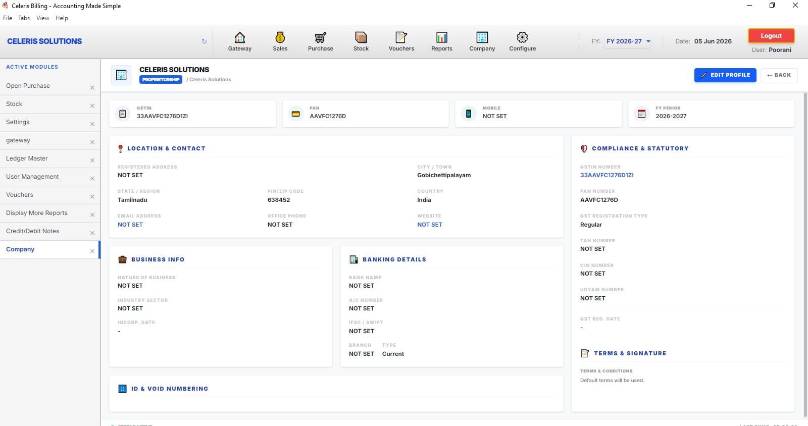 Company Status Overview