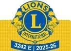 Lions District 3242 E Logo